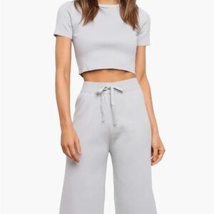 Petal & Pup Ayers Crop Sweater & Wide Leg Pants Set